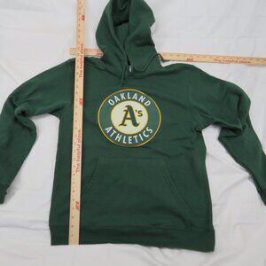 Oakland A's Vintage Hoodie | Y2K Streetwear | MLB Green & Gold | Small